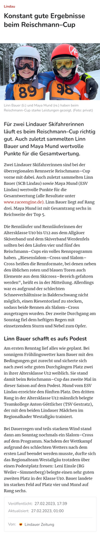 27.02.2023 Lindauer Zeitung Reischmann
