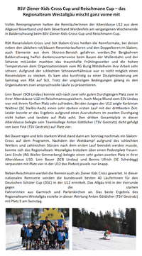 Pressemitteilung Reischmann - Ziener Cup