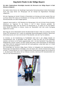 Pressmitteilung Bayernliga Bad Wiessee 11. - 12.03.2023